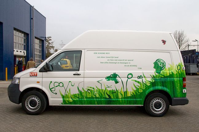 'Een schone reis' op bibliotheekbus Breda
